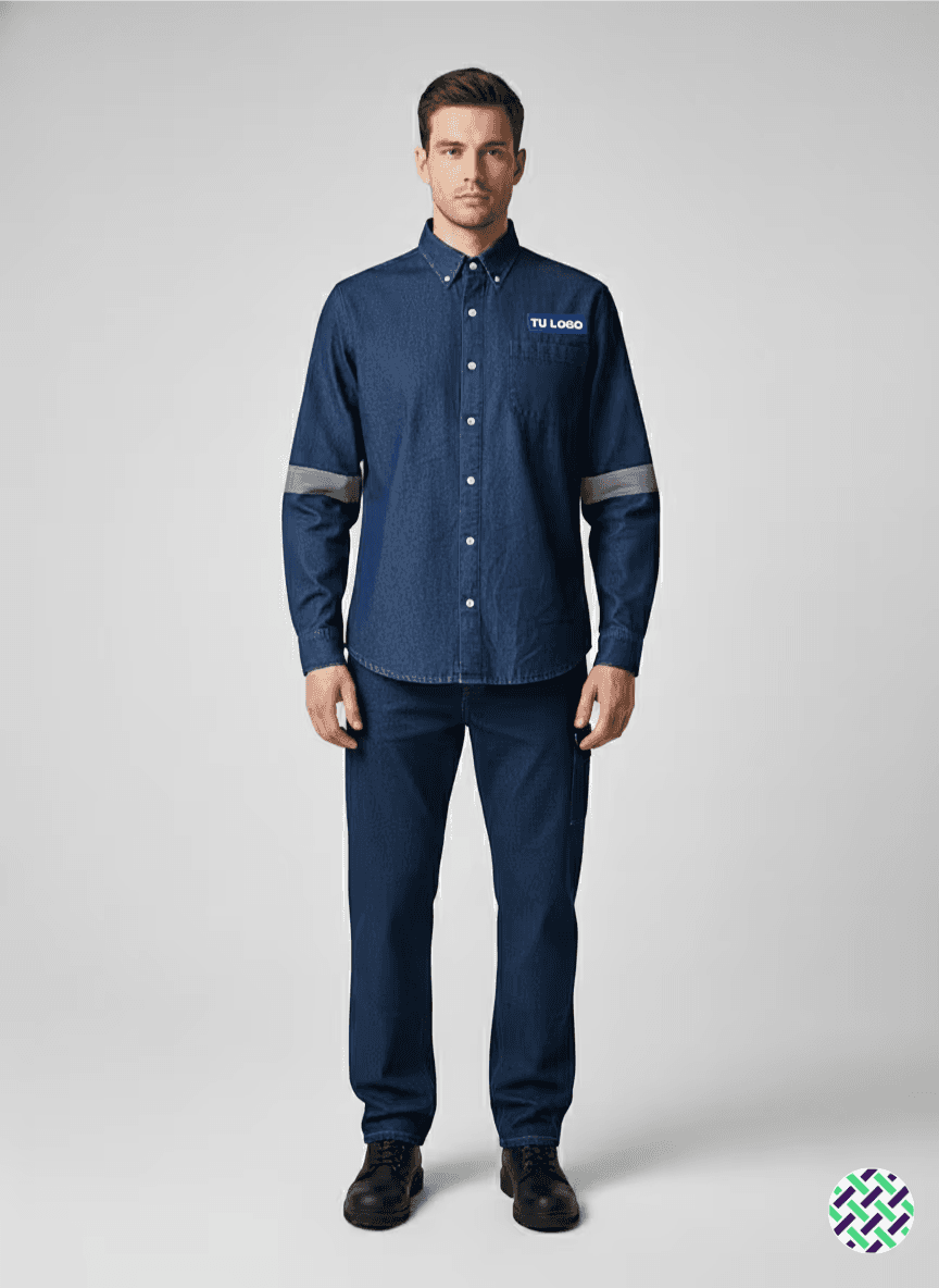 Camisa Industrial de Mezclilla